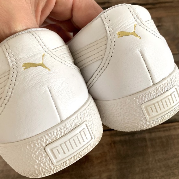 Puma Leather tennis shoes. - Picture 4 of 7